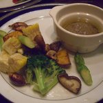 旬野菜のバーニャカウダソース