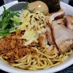 塩そば専門店 桑ばら - 炙りチーズのカレー油そば（本日の裏そば）