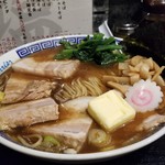塩そば専門店 桑ばら - 秋刀魚香油の中華そば（裏そば）