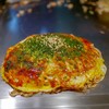 花子 - 料理写真:☆【花子 飯田橋店】さん…お好み焼きは肉玉そばにイカ天トッピング(≧▽≦)/～♡☆