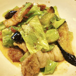 ゆたか - 豚肉とレタスのXO醤炒め