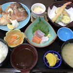 割烹 松活 - 昼定食＝１０８０円
            