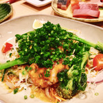 かゆう美酒美食 - 鱈の白子と菜の花バター焼き様