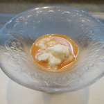 寿司栄 - 鱈白子、裏漉しイクラ