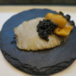 寿司栄 - 鮑、雲丹、キャビア