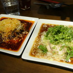 豊栄 - 葱油鶏とよだれ鶏食べ比べ