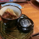 千代の追風 - ひれ酒