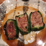 鳥茂 - ピーマン肉詰め