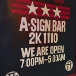 A SIGN BAR - 