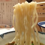 中華そば 竹むら - 菅野製麵所の麵の表情