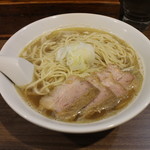 自家製麺 伊藤 - 肉そば中(850円、斜め上から)