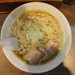自家製麺 伊藤 - 肉そば中(850円、真上から)