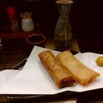 居酒屋 みえ蔵 - 焼きそば春巻き、海鮮春巻き