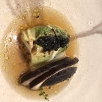 フロリレージュ - スッポンとキャビア。スッポンの旨味はスープに持っていかれました