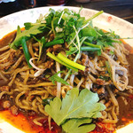 十六房 - 汁なし黒胡麻坦々麺
