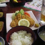 Masu Kitakami Shirayuritei - 夕食　（とんかつ定食）