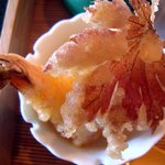Kaisekisakura - 天麩羅・薩摩芋、海老、モミジ