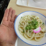 こんぴらうどん - かけ150円　しょうゆ130円