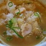 つけ麺 舞 - 〆のお茶漬け