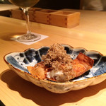 食幹 六本木 - 帆立春巻き 黒トリュフ