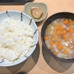 三代目 まる天 - ごはんセット