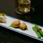 石ばし - 飲み物のお通し２品1000円のうちの一つ