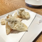 紬山荘 - 牡蠣と地元野菜の天婦羅