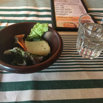 ドイスバナネイラ - スープか前菜は、前菜をチョイス