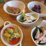 プレートランチの前菜５品