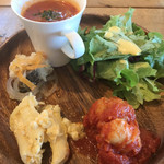 フィッシュバル コラーレ 柏の葉 - アンティパストとサラダとスープ