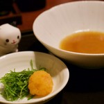 鳥田中 - ポン酢と薬味