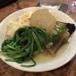 あじ菜 - ころ（時価/1,800円）・京ゆば・きくな・大根