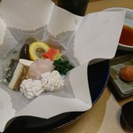 彩懐石 わらび高砂 - 鱈白子