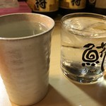 魚花 - 芋焼酎と日本酒