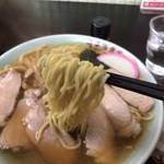 佐平治食堂 - 麺アップ