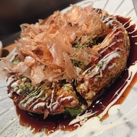 鉄板DINING O - 日南もち豚の豚玉 
                ('2018.12月)