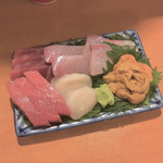 ほていさん 門前仲町店 - 刺身盛り合わせ