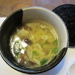 会席料理 れんこん - きのこ雑炊