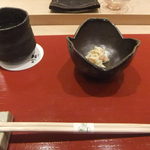 すゝき野 鮨金 - お通し　カニ。