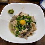 スタミナ苑 - 牛もつ塩煮込み