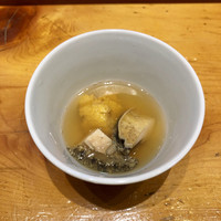 鮨 なかがわ - 鮑とウニのいちご煮