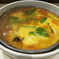 八寸 - わたり蟹、ほうれん草の宝楽焼き