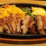 Yayoi Ken - カットステーキ定食。