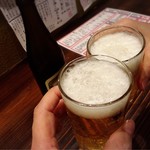 一本松 - 瓶ビール（サッポロ）で乾杯( ´∀` )/▽☆▽ヽ(′ ∀｀)