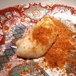 エクアトゥール - ブランダード　きたあかり　エシレバター　自家製からすみとともに