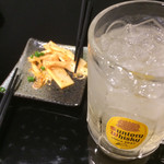 拉麺きしん - ハイボール＆メンマセット  500円