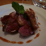 仔羊のロースト　いちじくのコンフィチュール添え