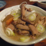 山源 - 新メニュー：絶品モツ煮