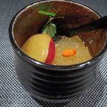 日本料理　雅 - 日本酒のゼリー