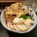 たけうちうどん店 - とり天ぶっかけ(800円）